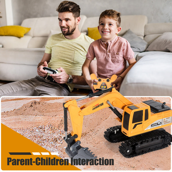 Remote Control Excavator For Playful Construction