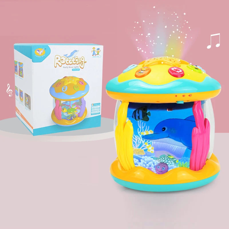 Ocean Light Rotary Projector Musical Toys 1-3yrs