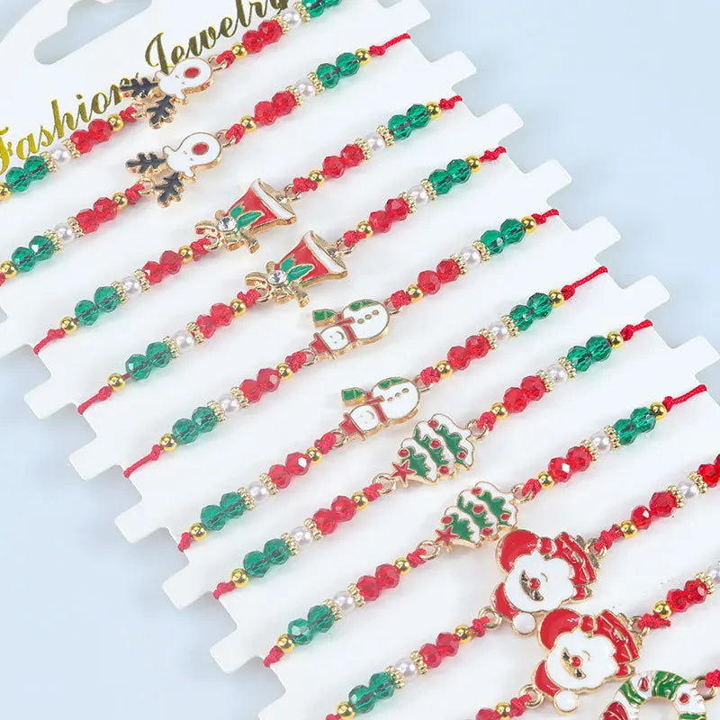 Festival Christmas Bracelets 1/6/12 pcs