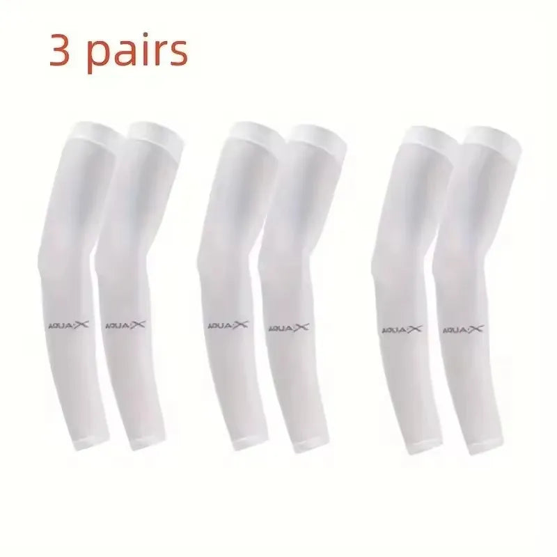 Breathable UV Sun Protection Sleeves 3 pairs
