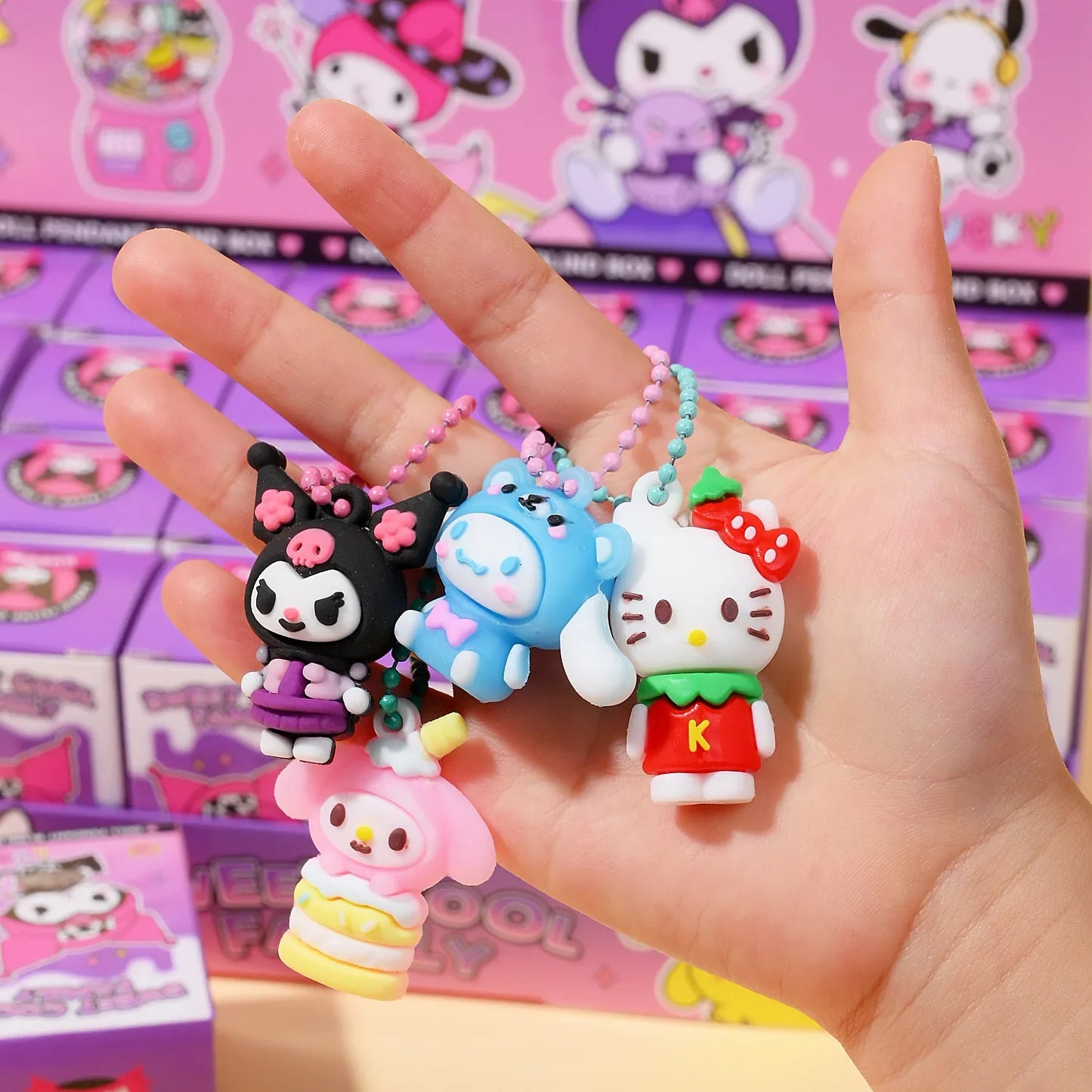 Anime Hello Kitty Keychain Pendant Character