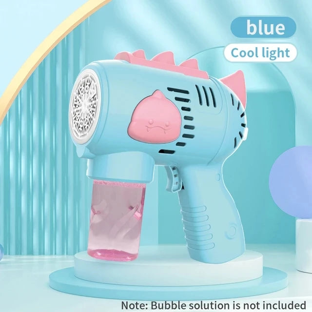 Electric Automatic Light Bubble Machine Gun