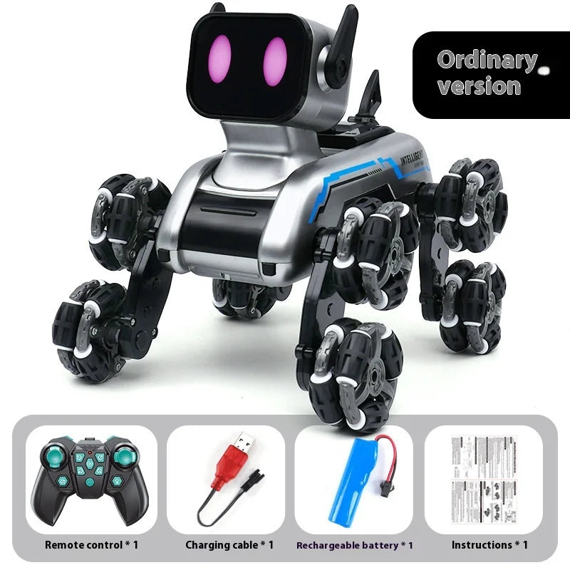 Remote Control Electric Toy Dog with Eight Wheels