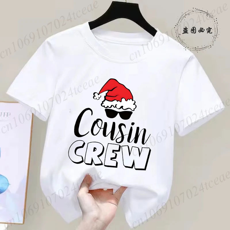 Children's Short Sleeve Christmas Themed T-shirt