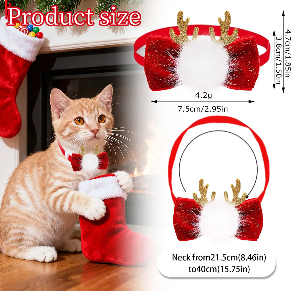 Fashion Dog Bowties For Christmas 30pcs