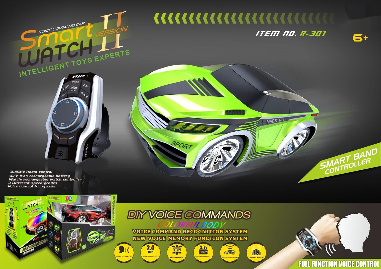 Voice-activated Electric Remote Control Car