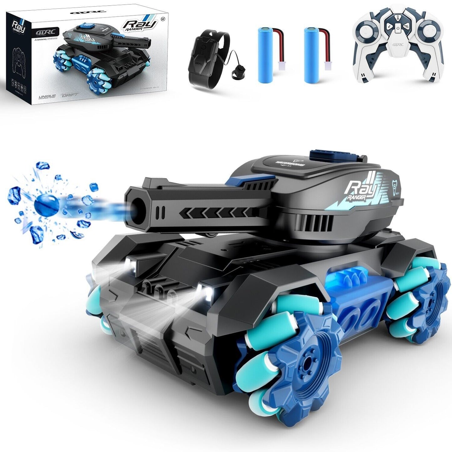 RC Tank Toys Four Wheel Drive With Gesture Control