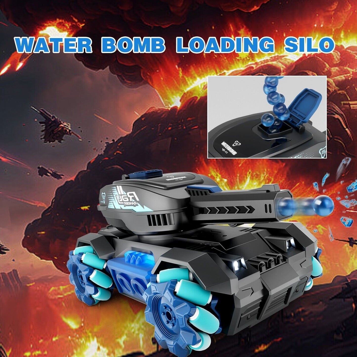 RC Tank Toys Four Wheel Drive With Gesture Control