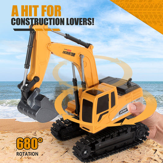 Remote Control Excavator For Playful Construction