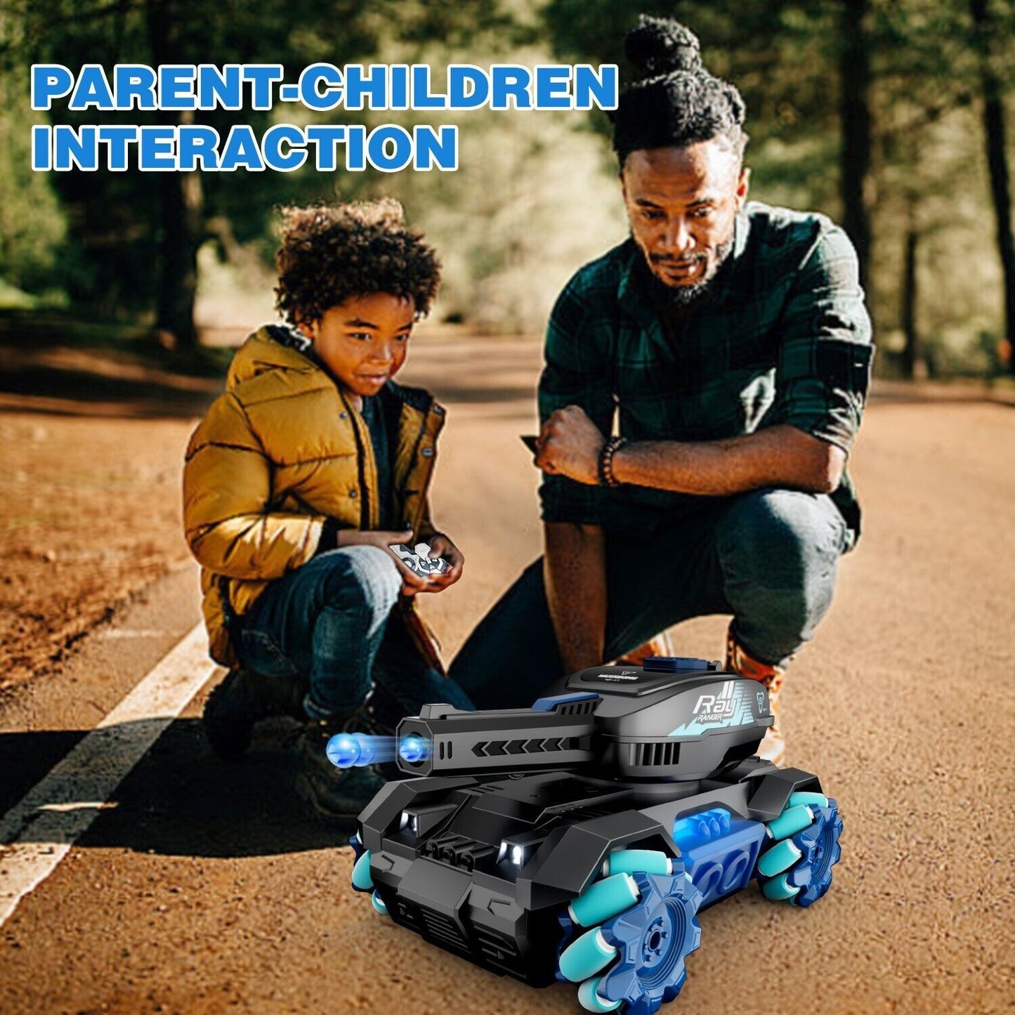 RC Tank Toys Four Wheel Drive With Gesture Control