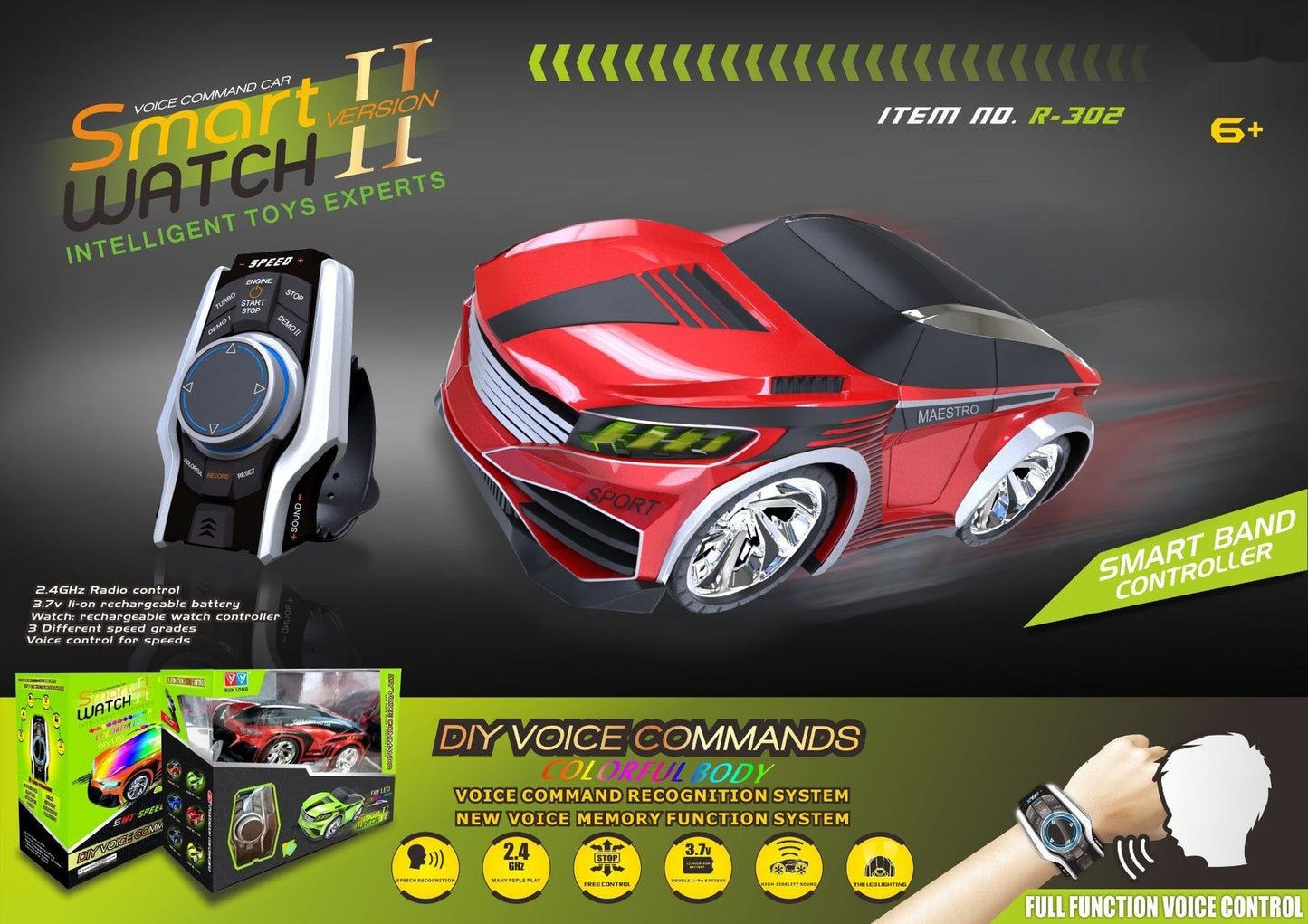 Voice-activated Electric Remote Control Car