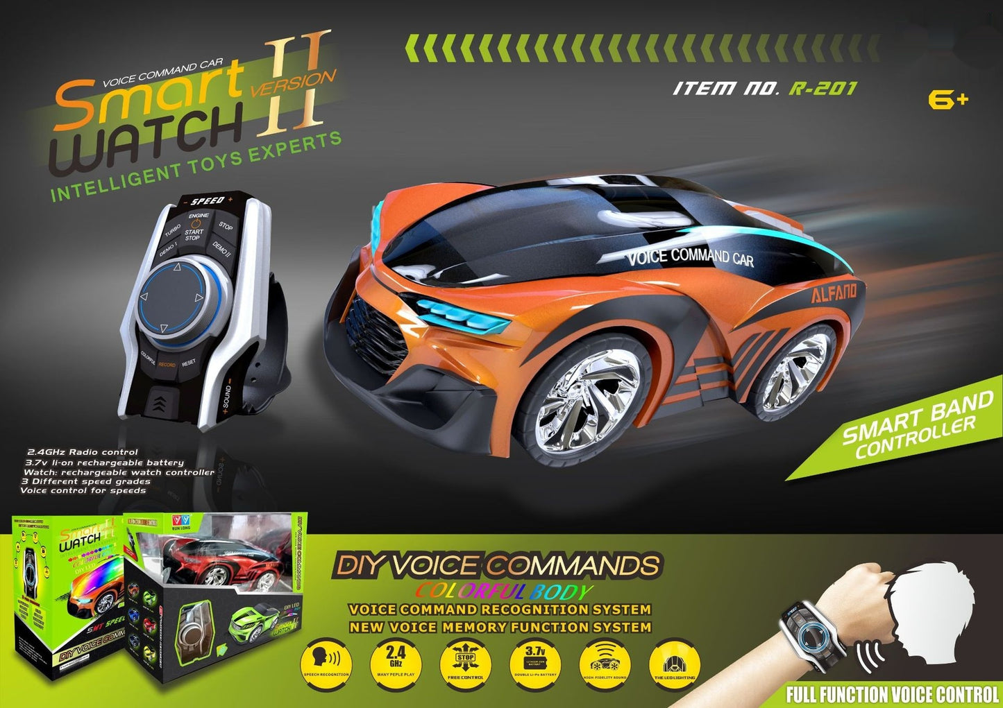 Voice-activated Electric Remote Control Car