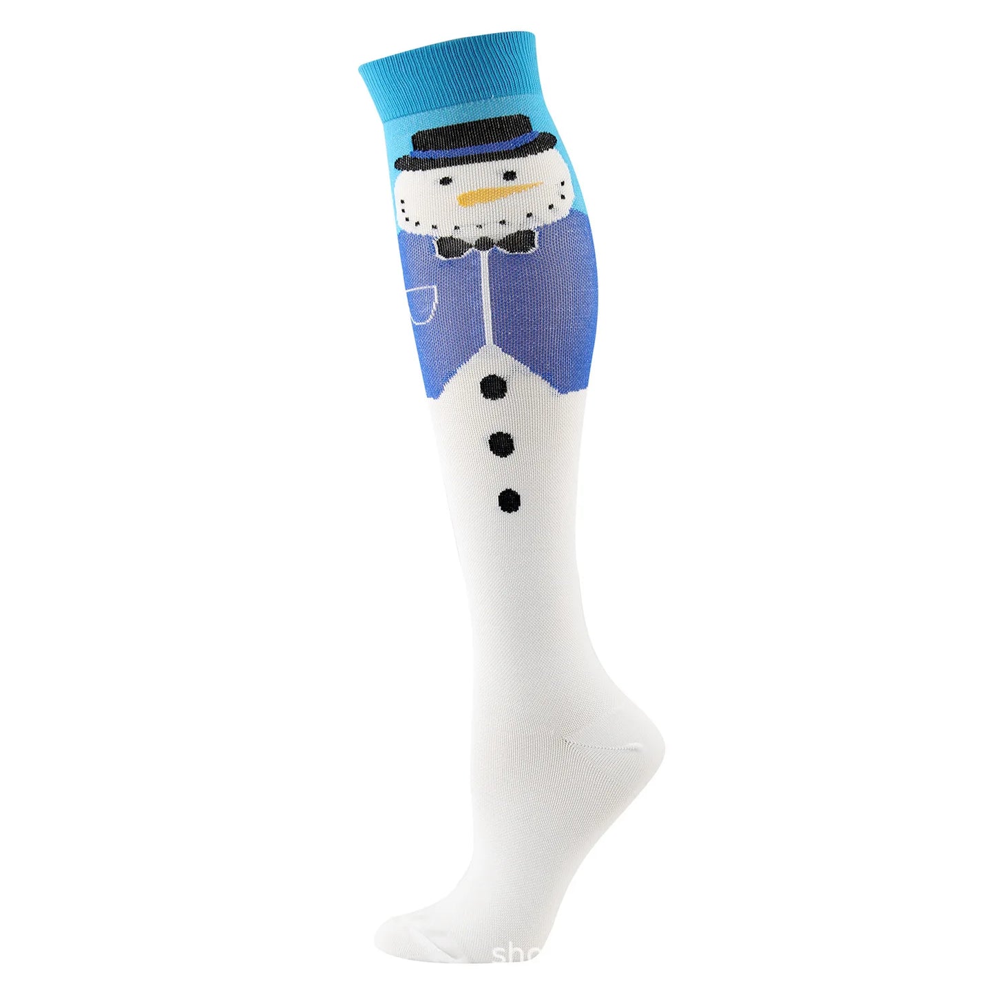 Christmas Compression Knee High Socks For Women & Men
