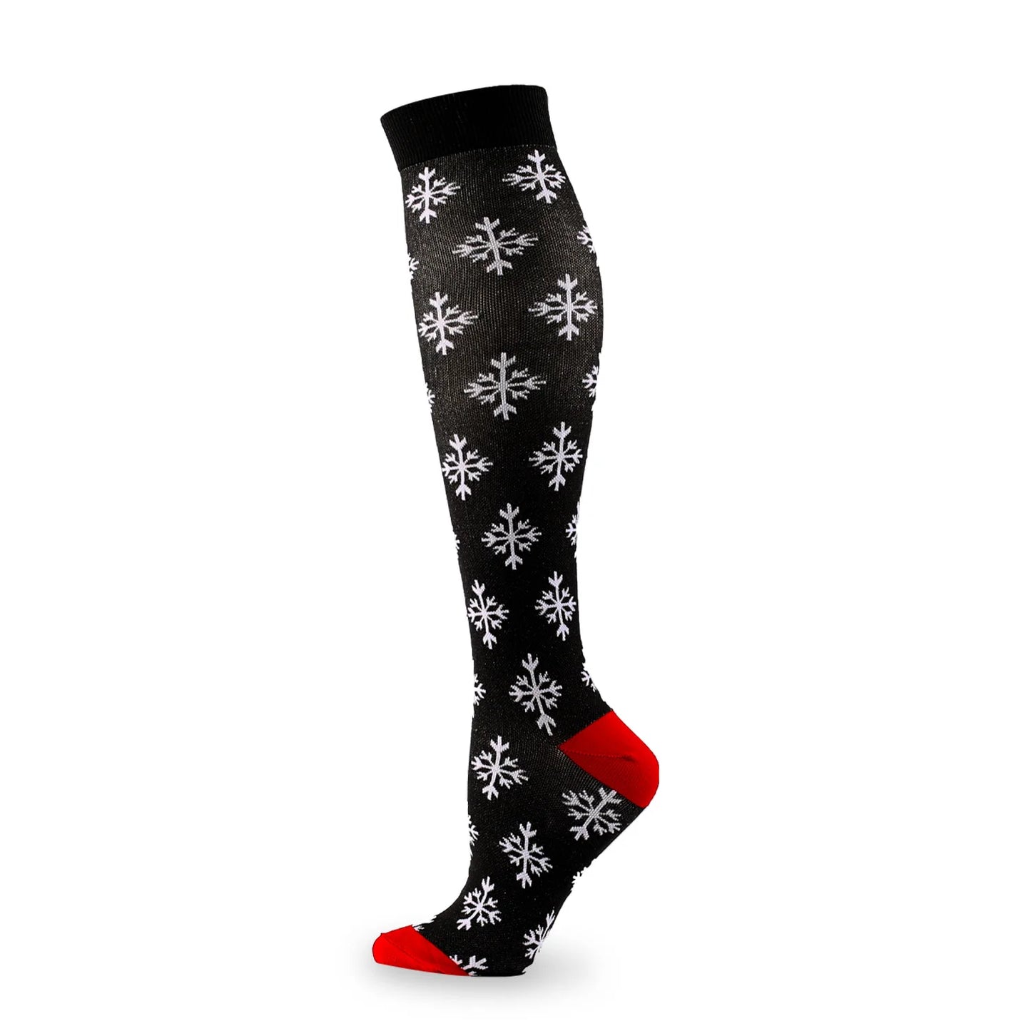 Christmas Compression Knee High Socks For Women & Men