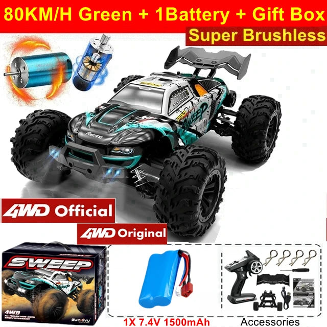Super Brushless Brushed RC Car