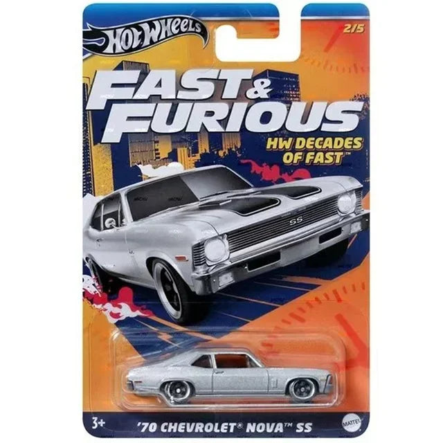 Hot Wheels Cars Fast & Furious