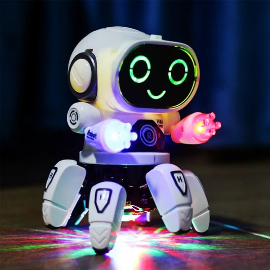 LED Light Musical Dancing Robot: An Educational and Interactive Toy for Kids