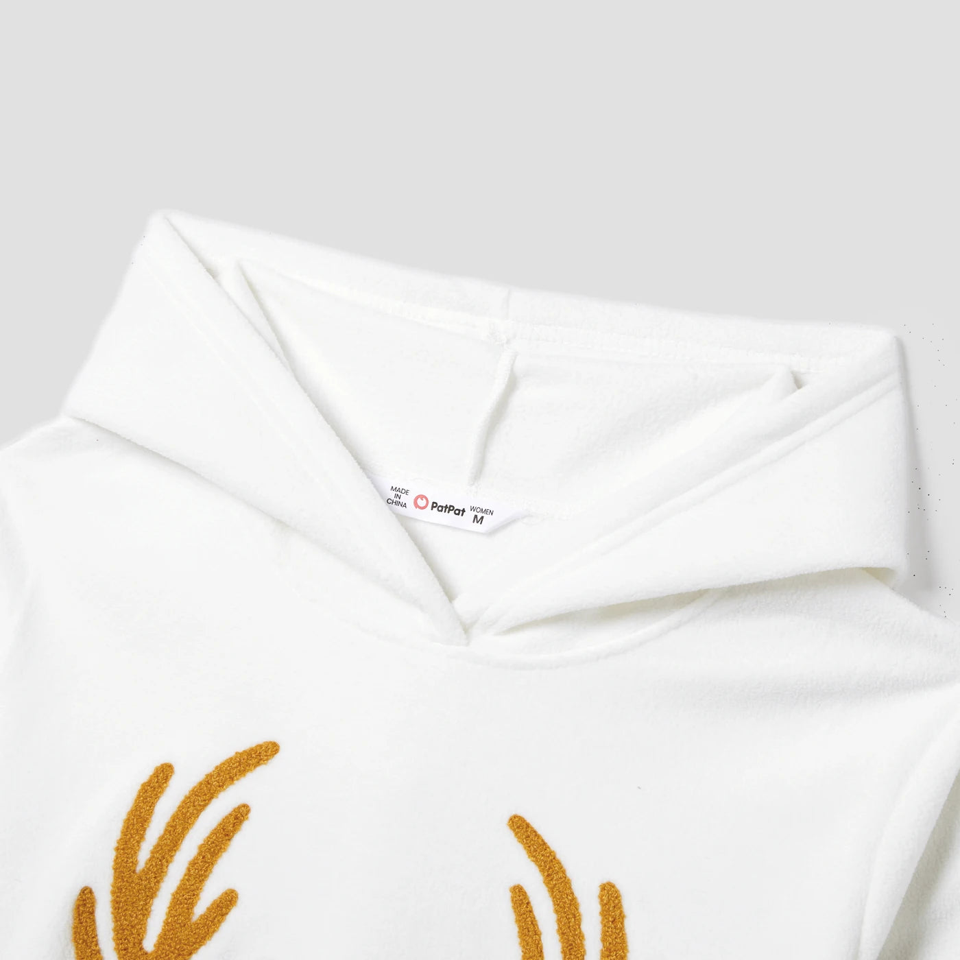 Family Matching Christmas Embroidered Hooded  Pajama Set