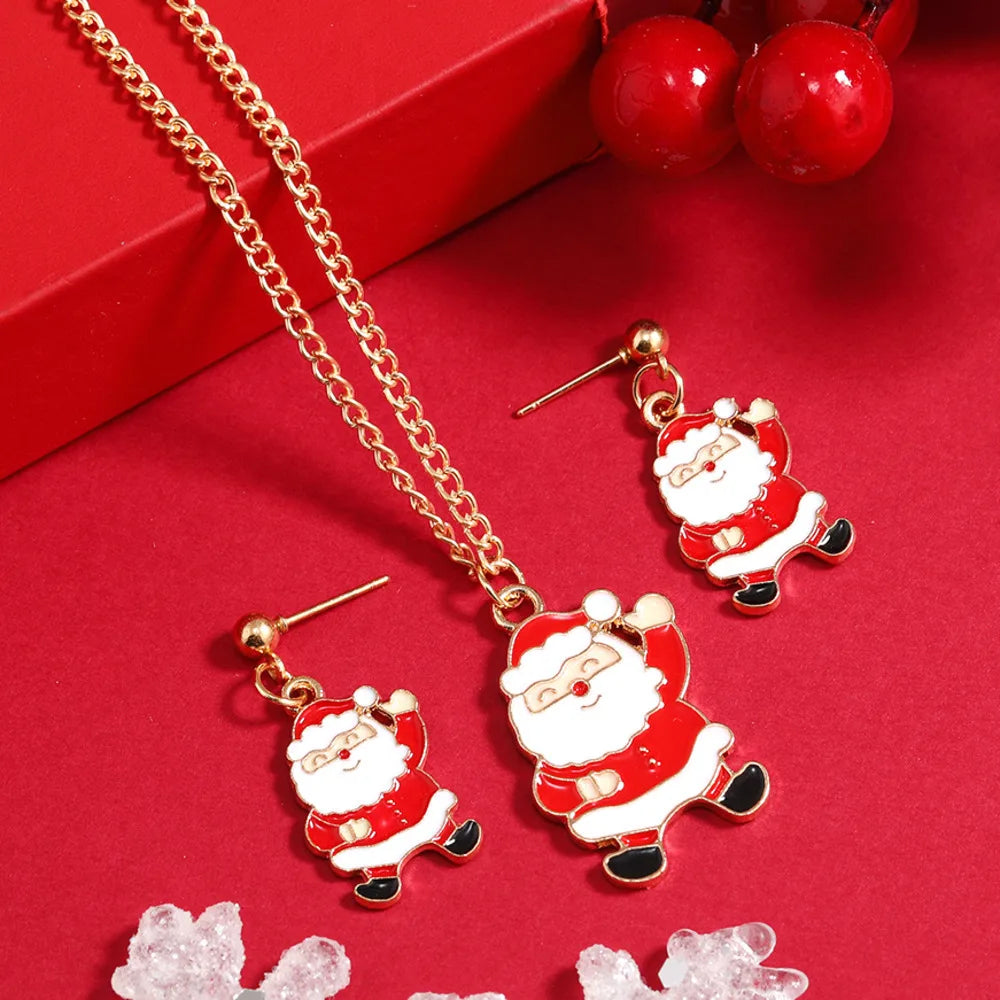 New Trendy Christmas Jewelry Set