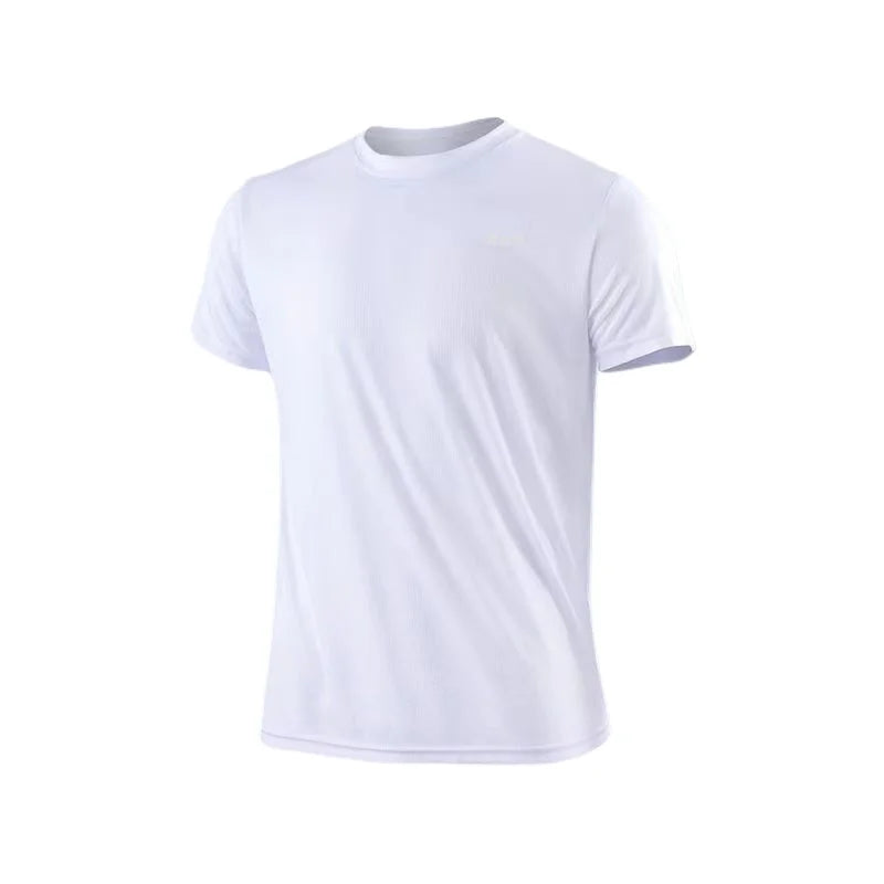 Men's Quick Dry Short Sleeve Gym Round Neck T-Shirt