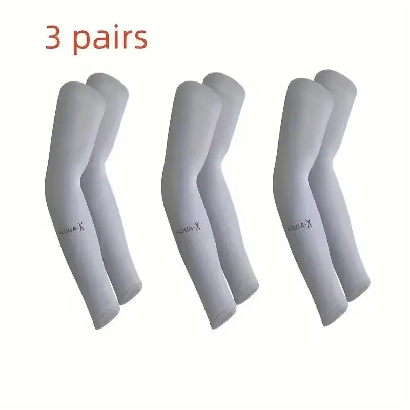 Breathable UV Sun Protection Sleeves 3 pairs