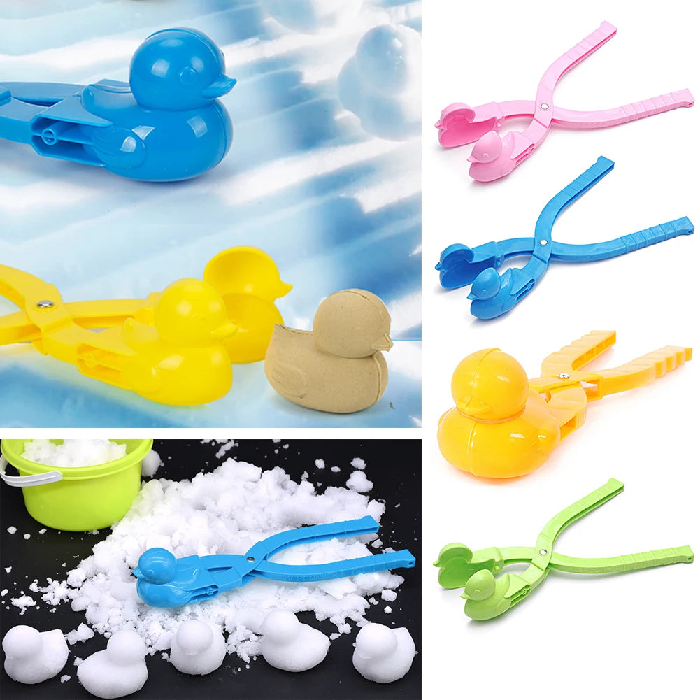 Cute Duckling Model Snowball Clip Toys