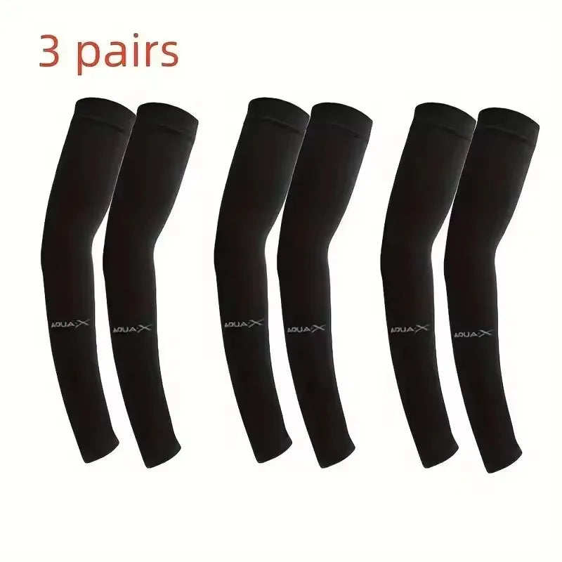 Breathable UV Sun Protection Sleeves 3 pairs