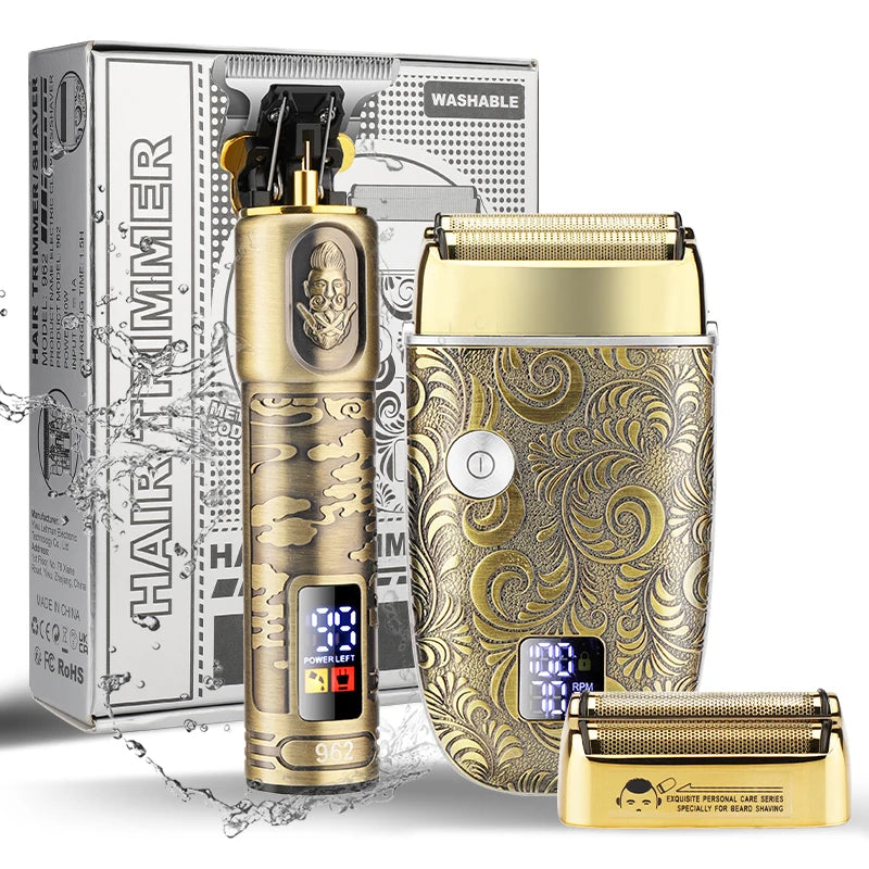 Hair Clippers Cordless Men Grooming Kit