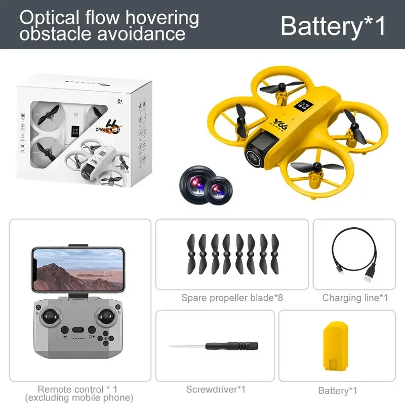 V66 Mini Drone 8K Profession HD Wide Angle Camera