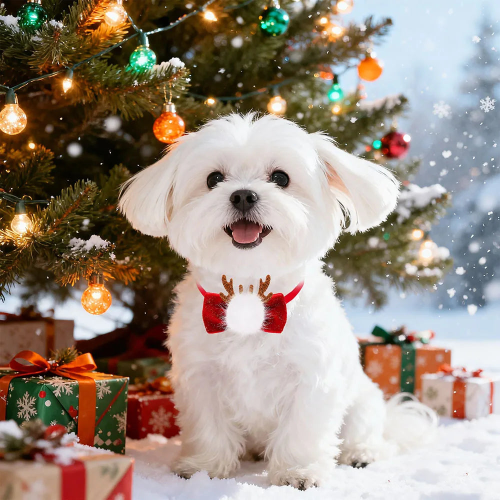 Fashion Dog Bowties For Christmas 30pcs