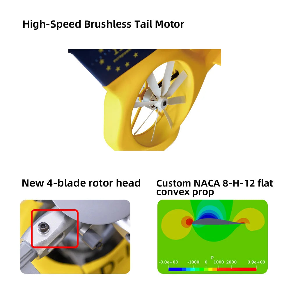 FLYWING Helicopter 4 blades