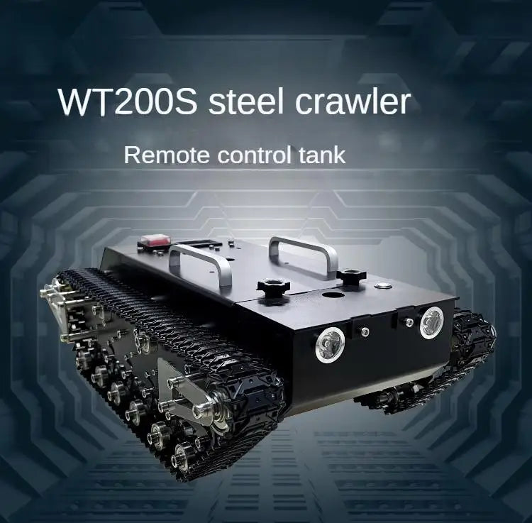 Remote Control Tank With Metal Track Shock Absorption