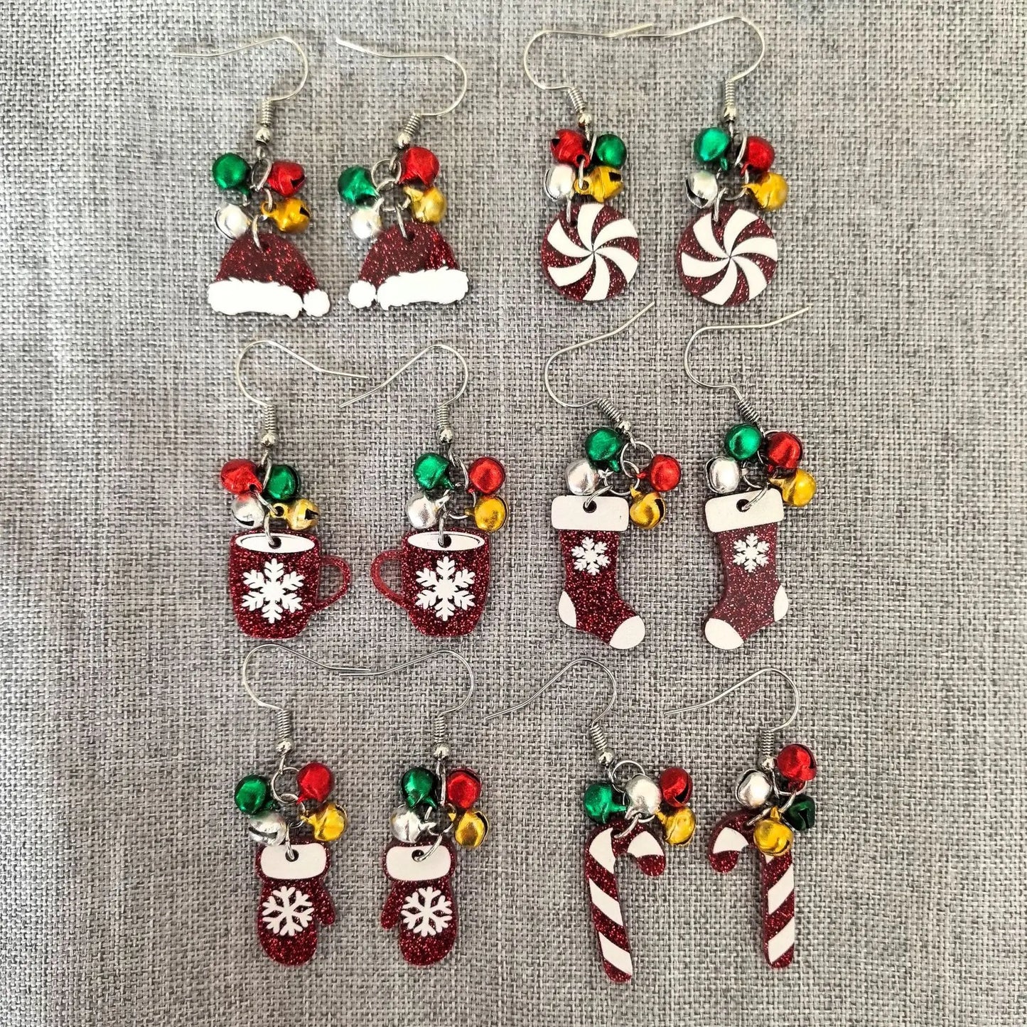Christmas Theme Sparkling Earrings