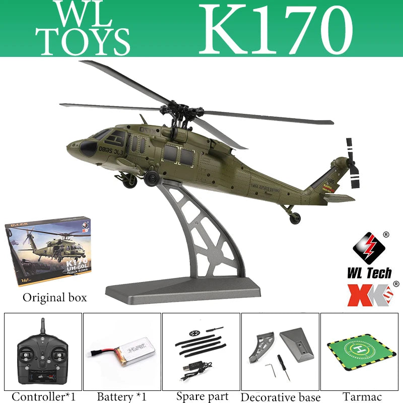 Black Hawk Remote-controlled Helicopter