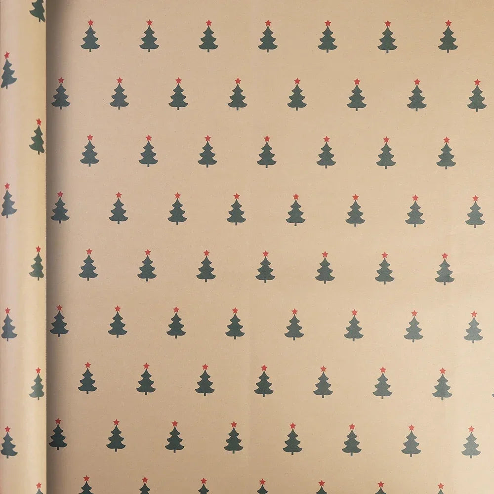 Christmas Wrapping Kraft Paper 1/3/6/12/20/24 pcs
