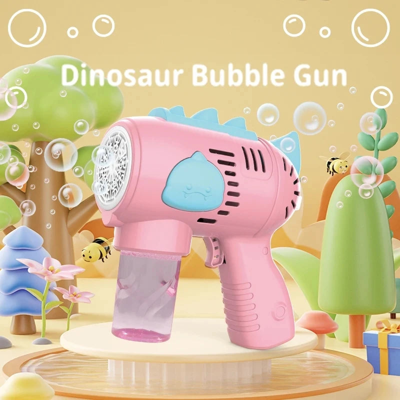 Electric Automatic Light Bubble Machine Gun