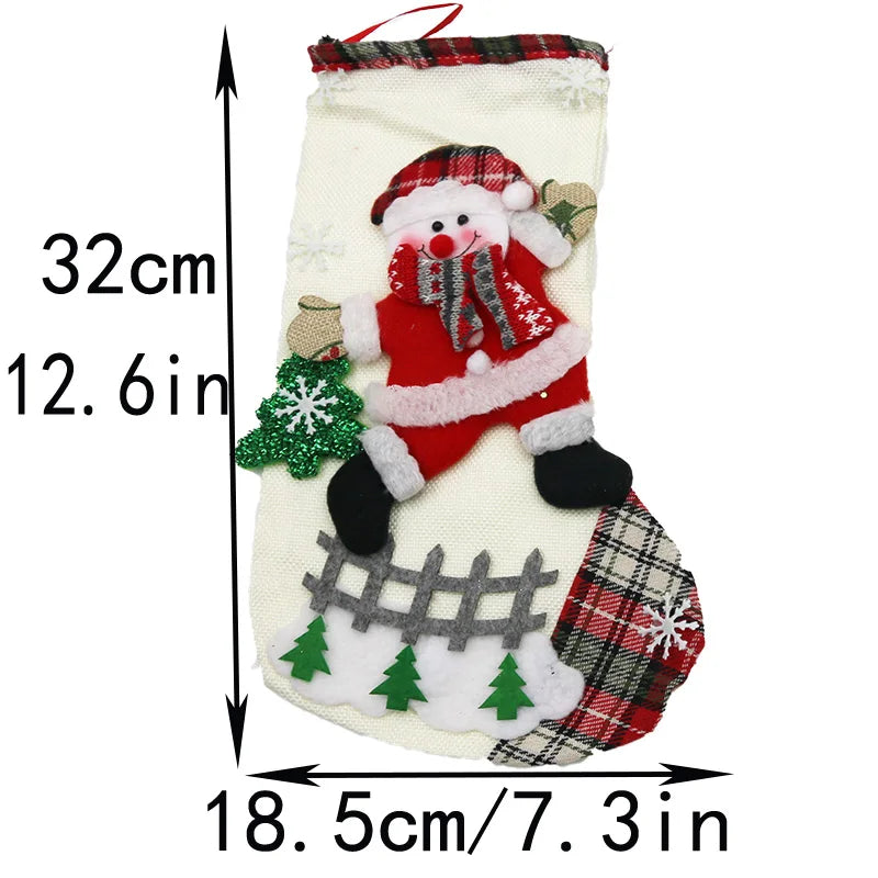 Christmas Decorative Socks 1pcs