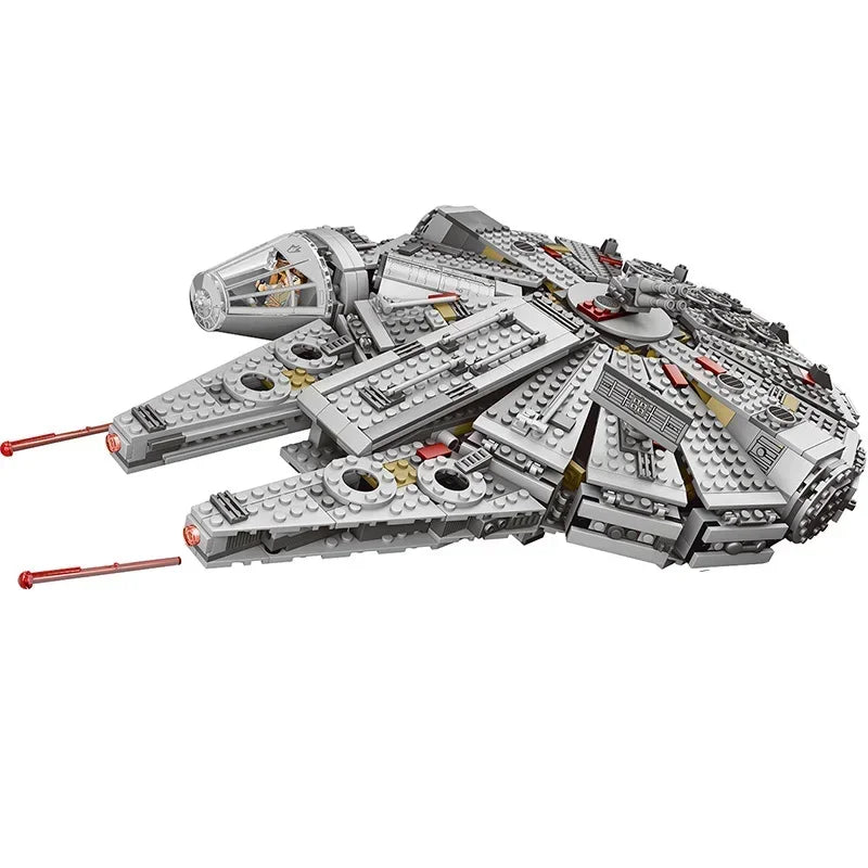 Space Millennium Falcon Ship Model Building Block Toy