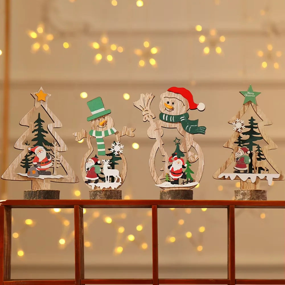 Christmas  DIY Wooden Crafts Decoration