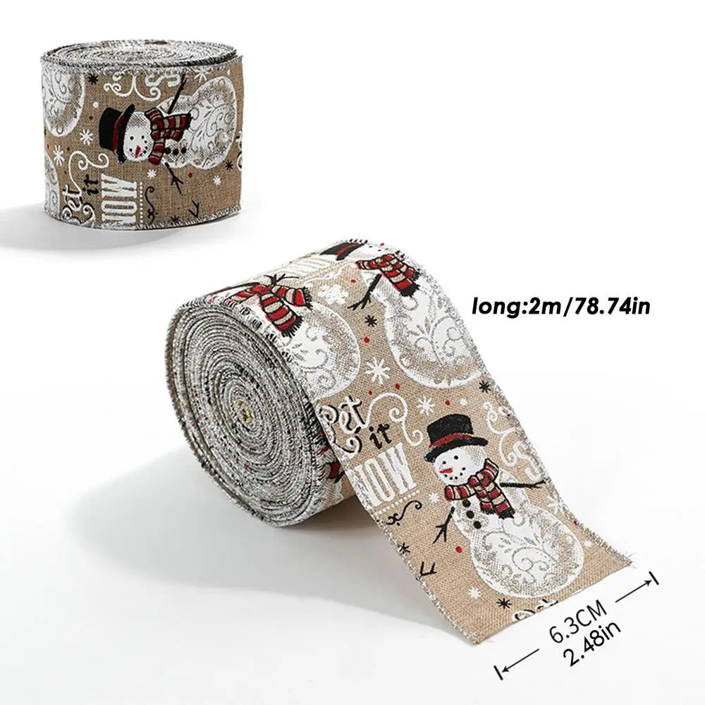 Christmas Ribbon Holiday Decorative Wreath