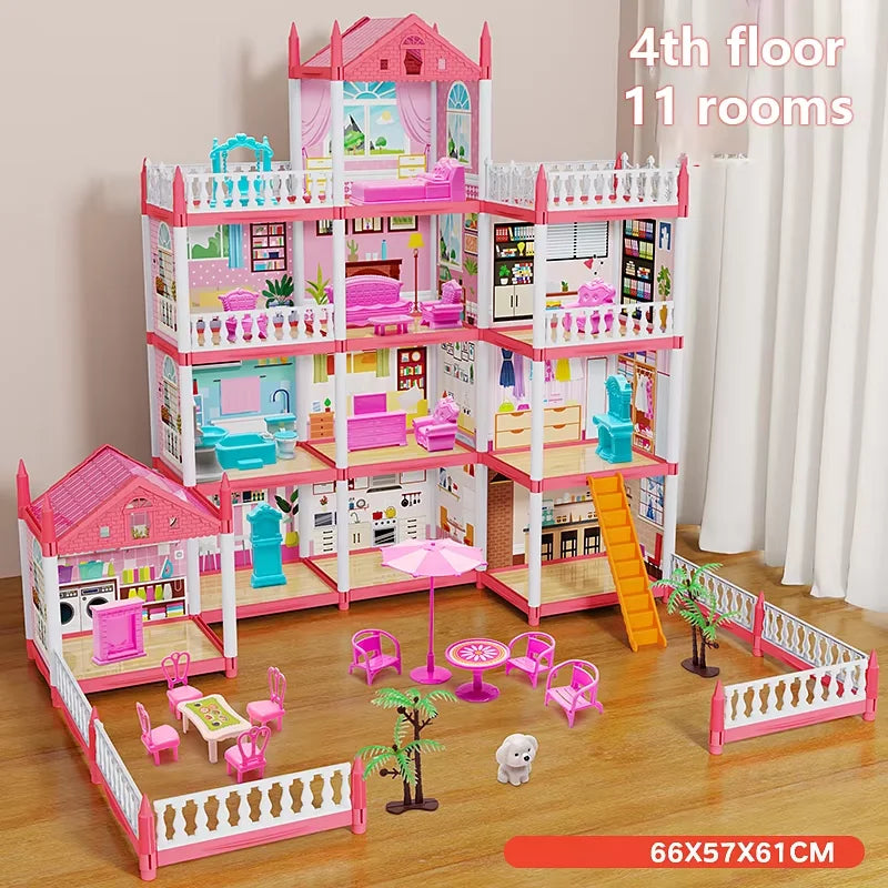 3D Assembly DIY Mini Toy House