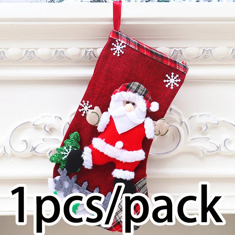 Christmas Decorative Socks 1pcs