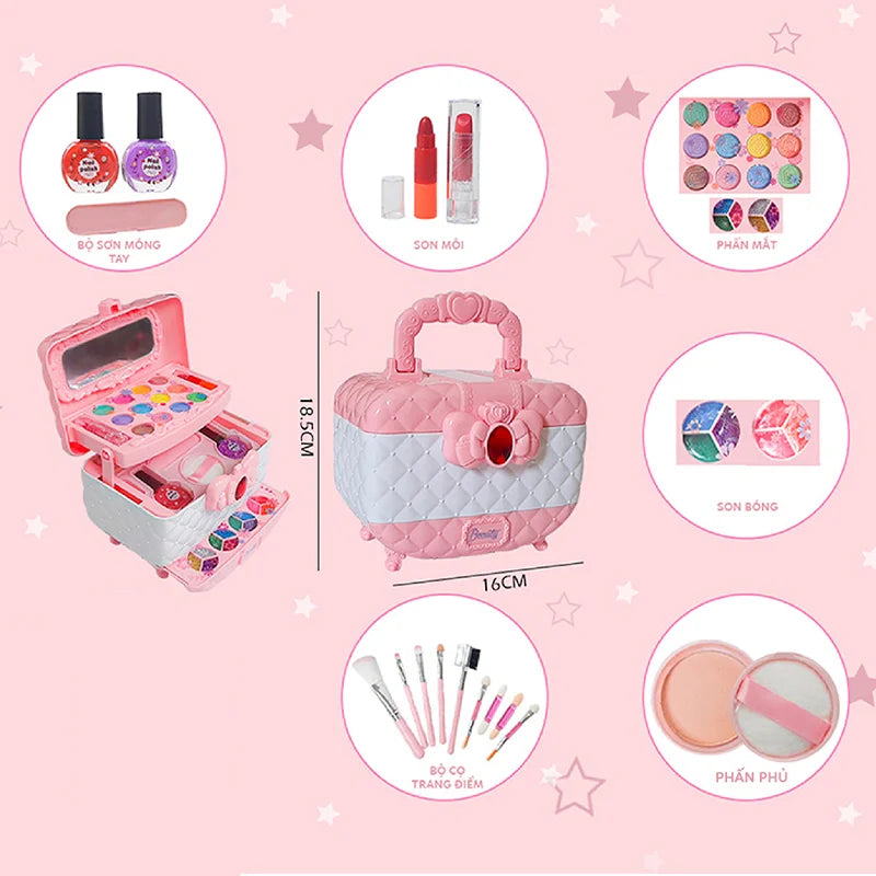 Girl Princess Makeup Cosmetics Game Box Makeup Toy