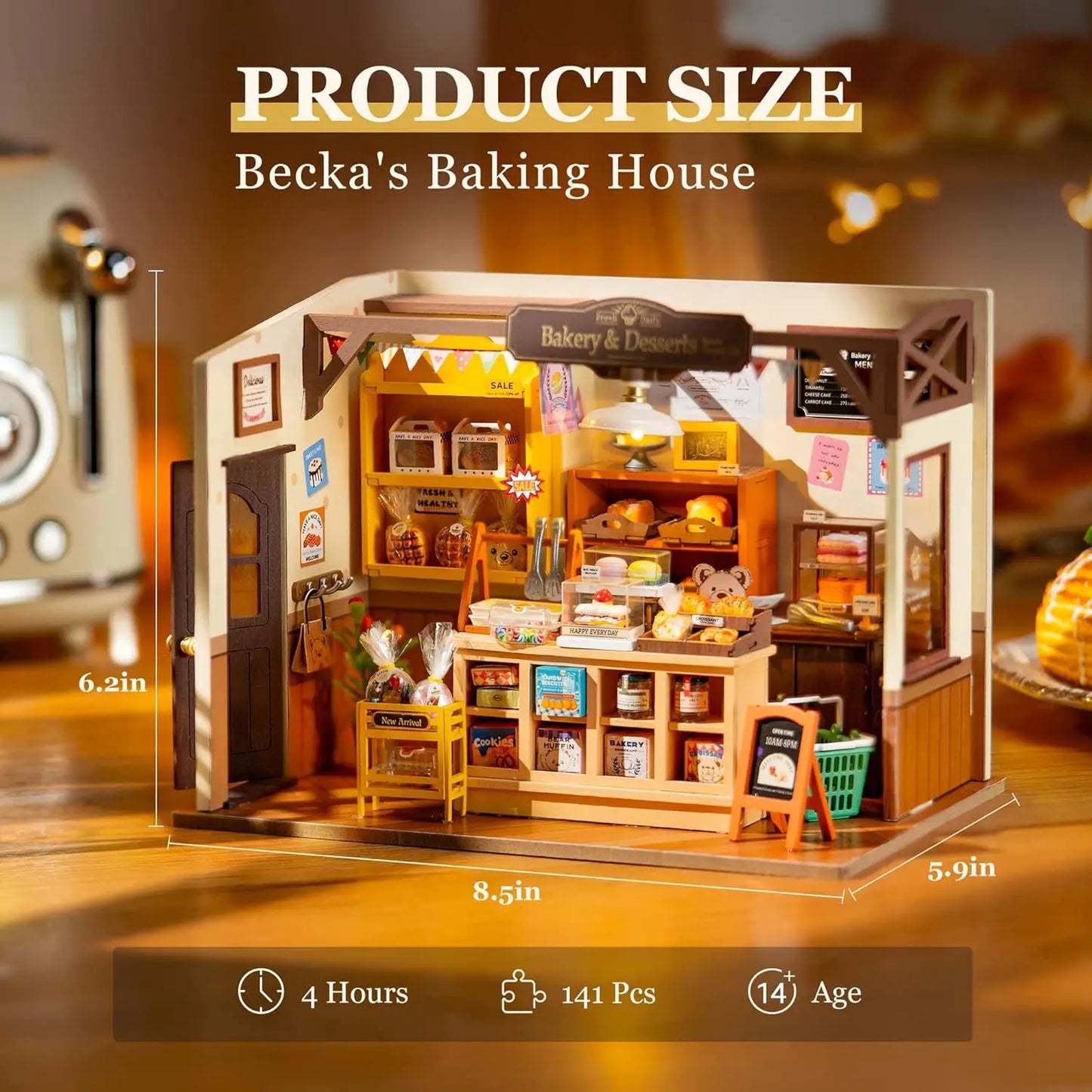 Robotime Rolife Baking House 3D