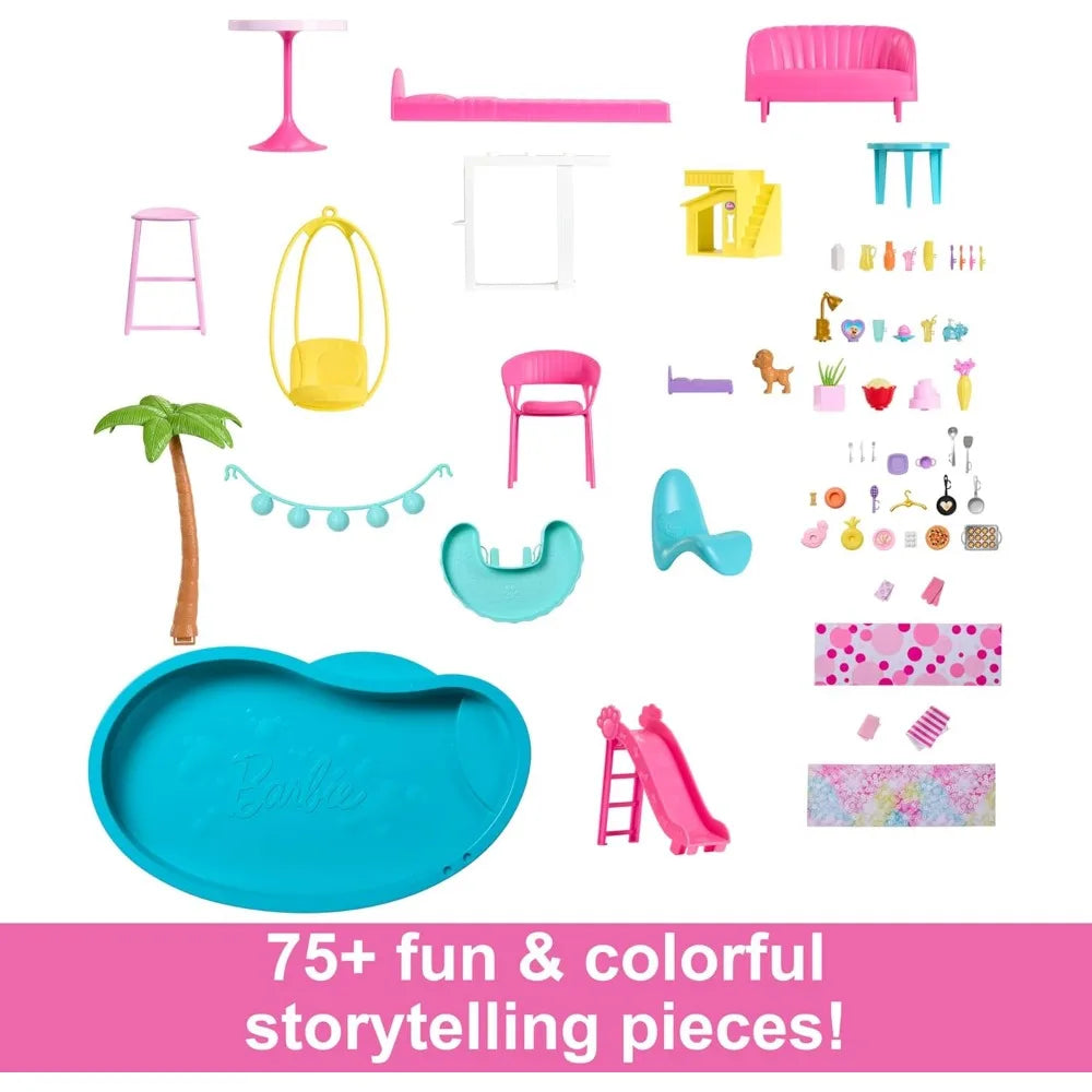 Barbie Dreamhouse Playset With 75+ Pieces