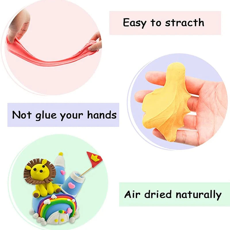 Air Dry Plasticine Modeling Clay
