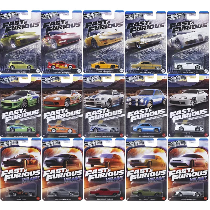 Hot Wheels Cars Fast & Furious