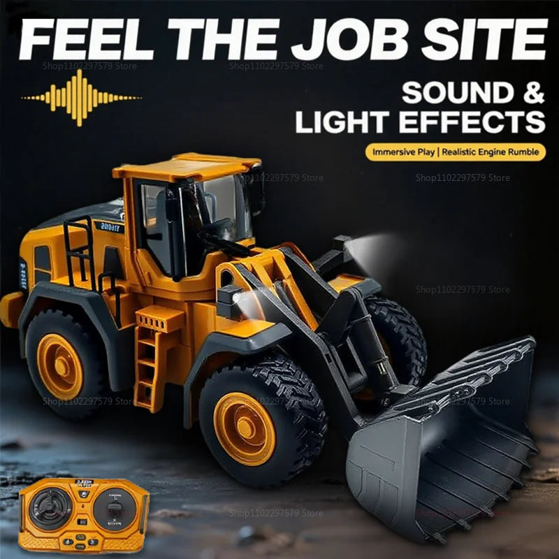 Remote Control Excavator With Lights