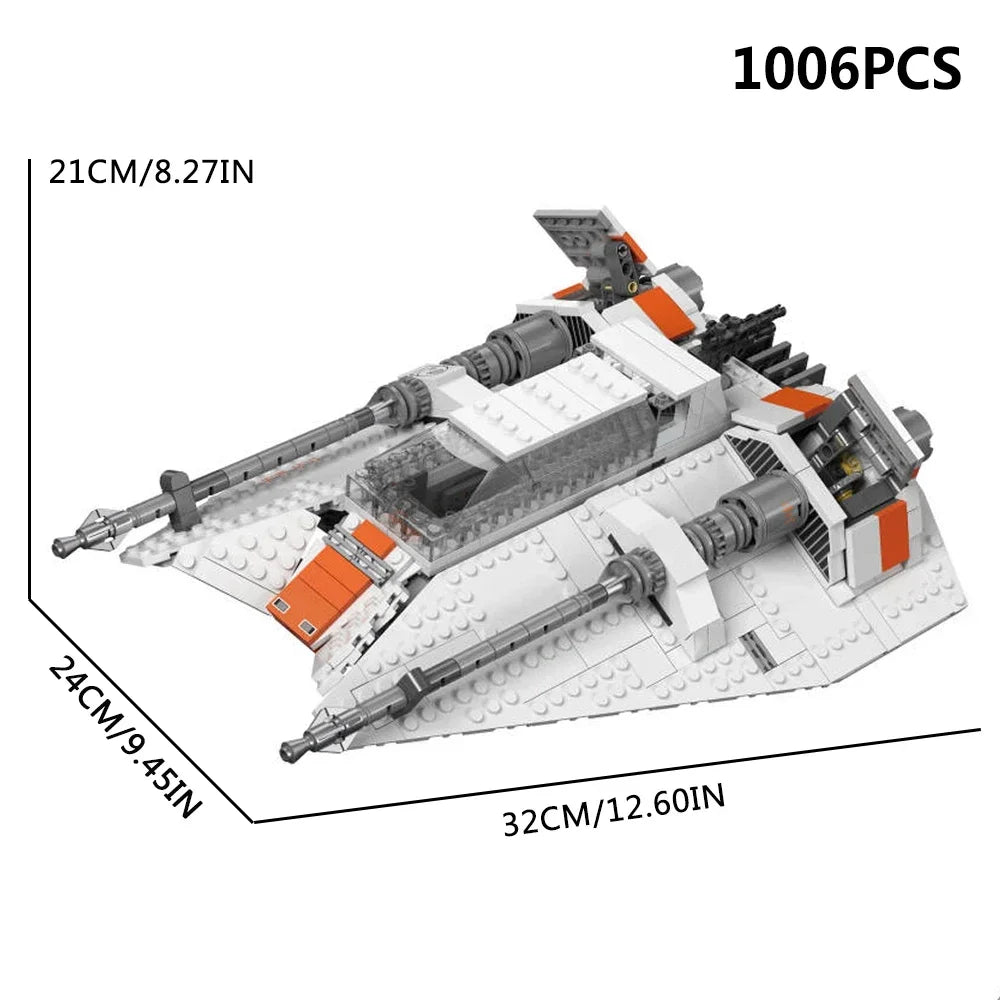 Snowfighter Brick Model Building Blocks Toy