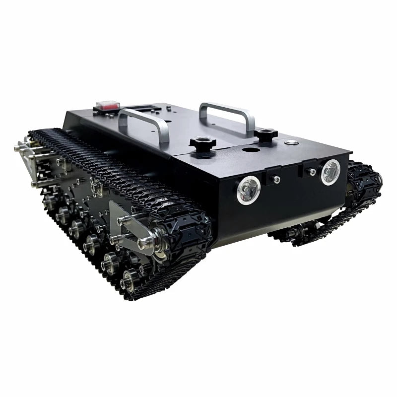 Remote Control Tank With Metal Track Shock Absorption